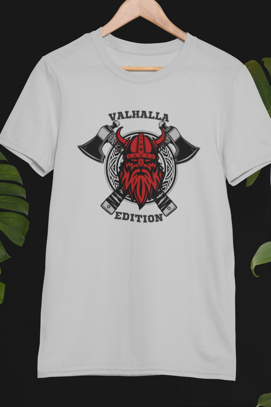 Round neck Half sleeves Tshirt with design with Valhalla Edition