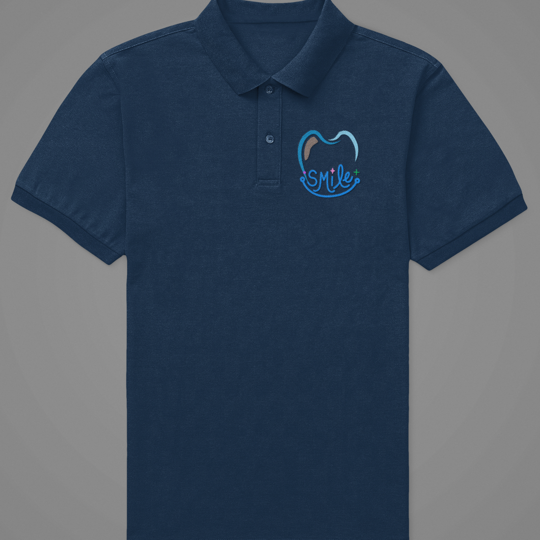 Polo Tshirt with Dentist Smile