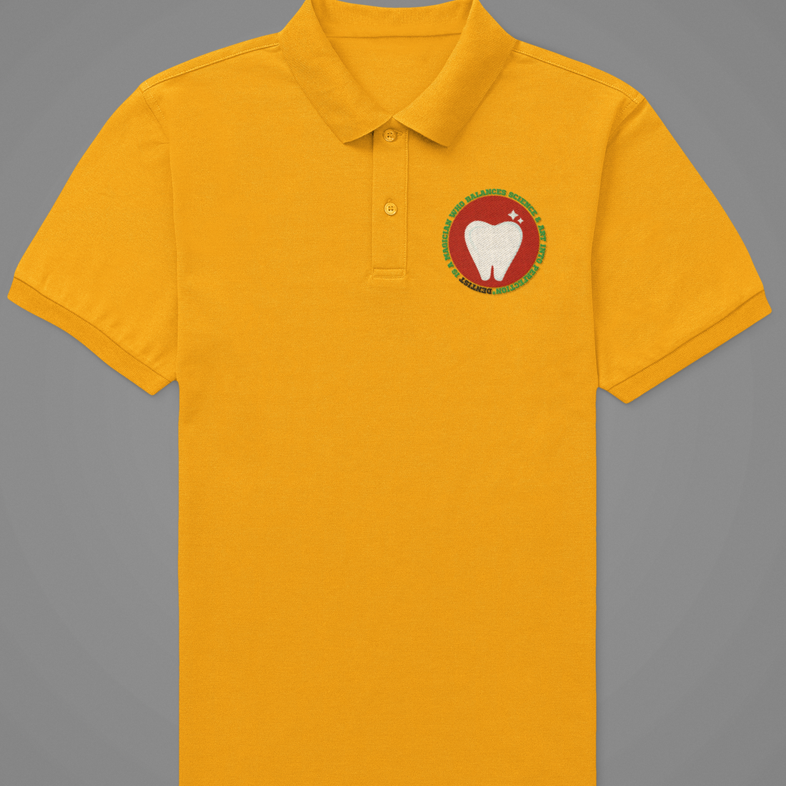 Polo Tshirt with Dentist Magician