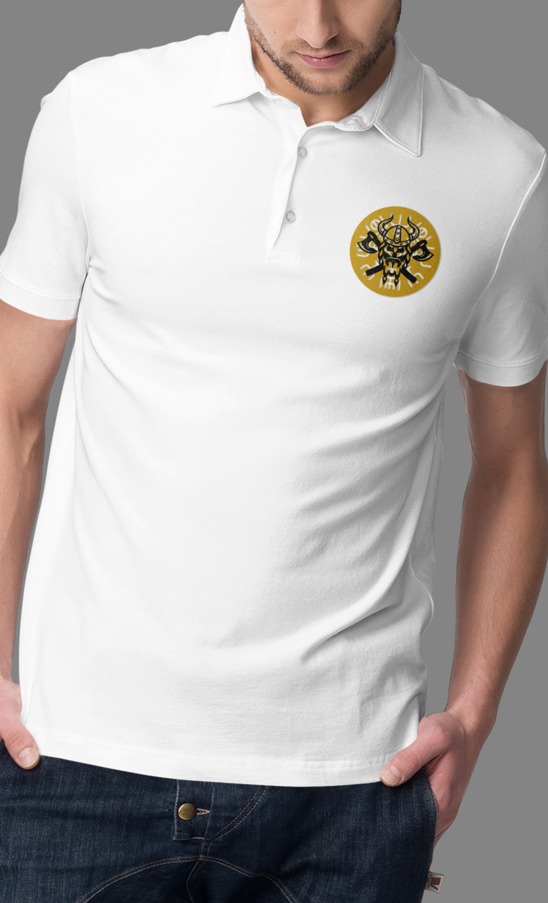 Polo Tshirt with Nordic Men Logo