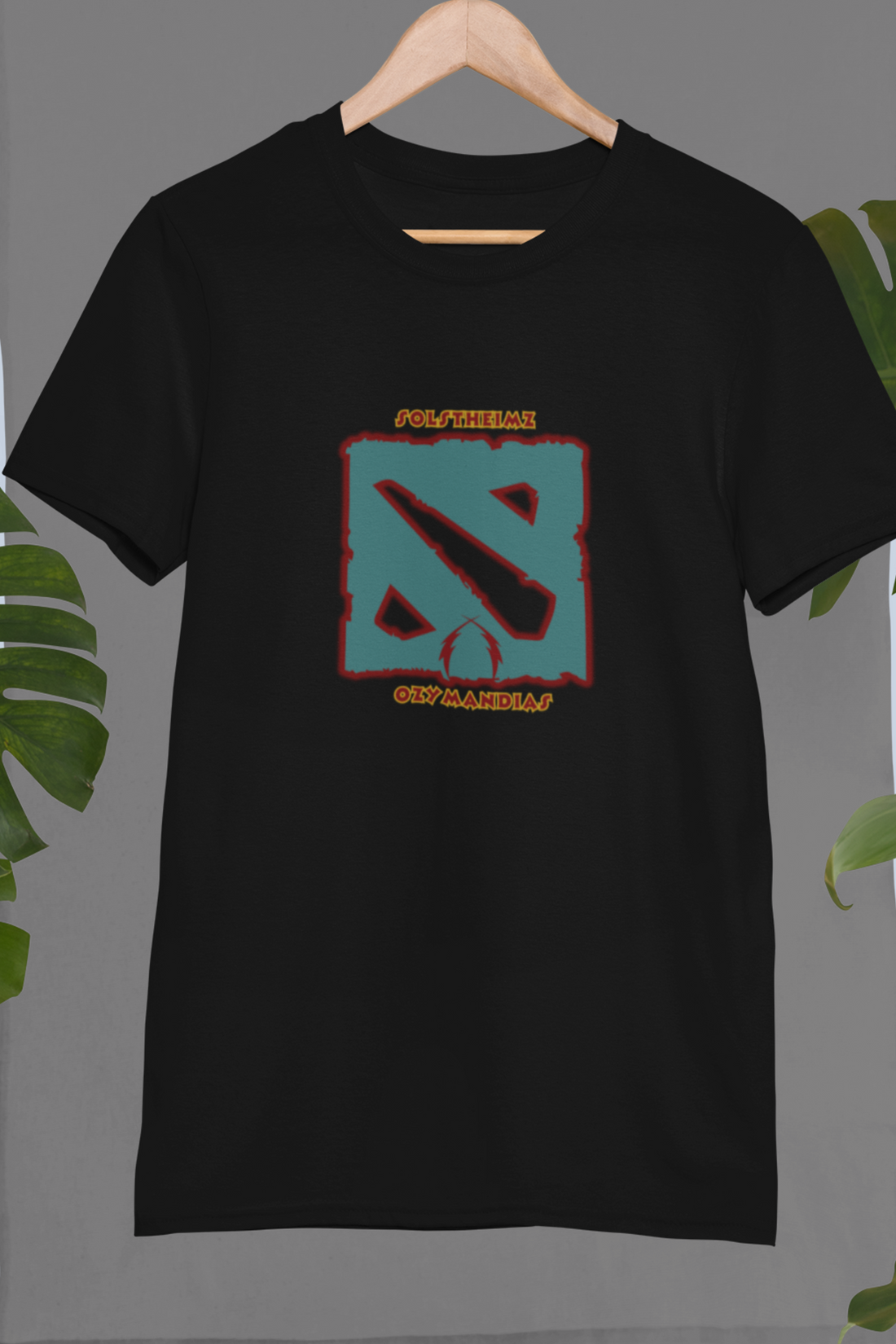 Round neck Half sleeves Tshirt with design of Dota Ozymandias