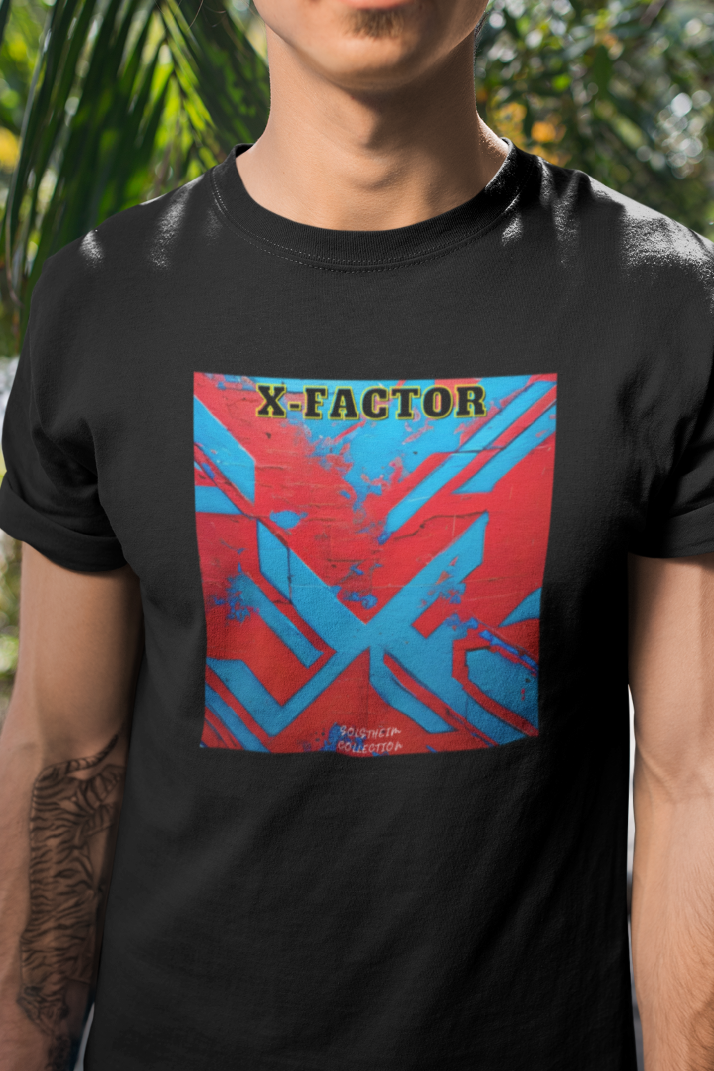 Round Neck Half Sleeves T-Shirt with XFactor