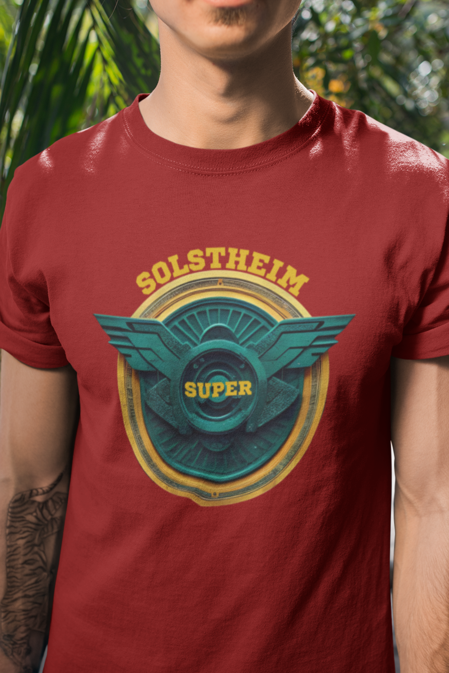 Round Neck Half Sleeves T-Shirt Super Solstheim