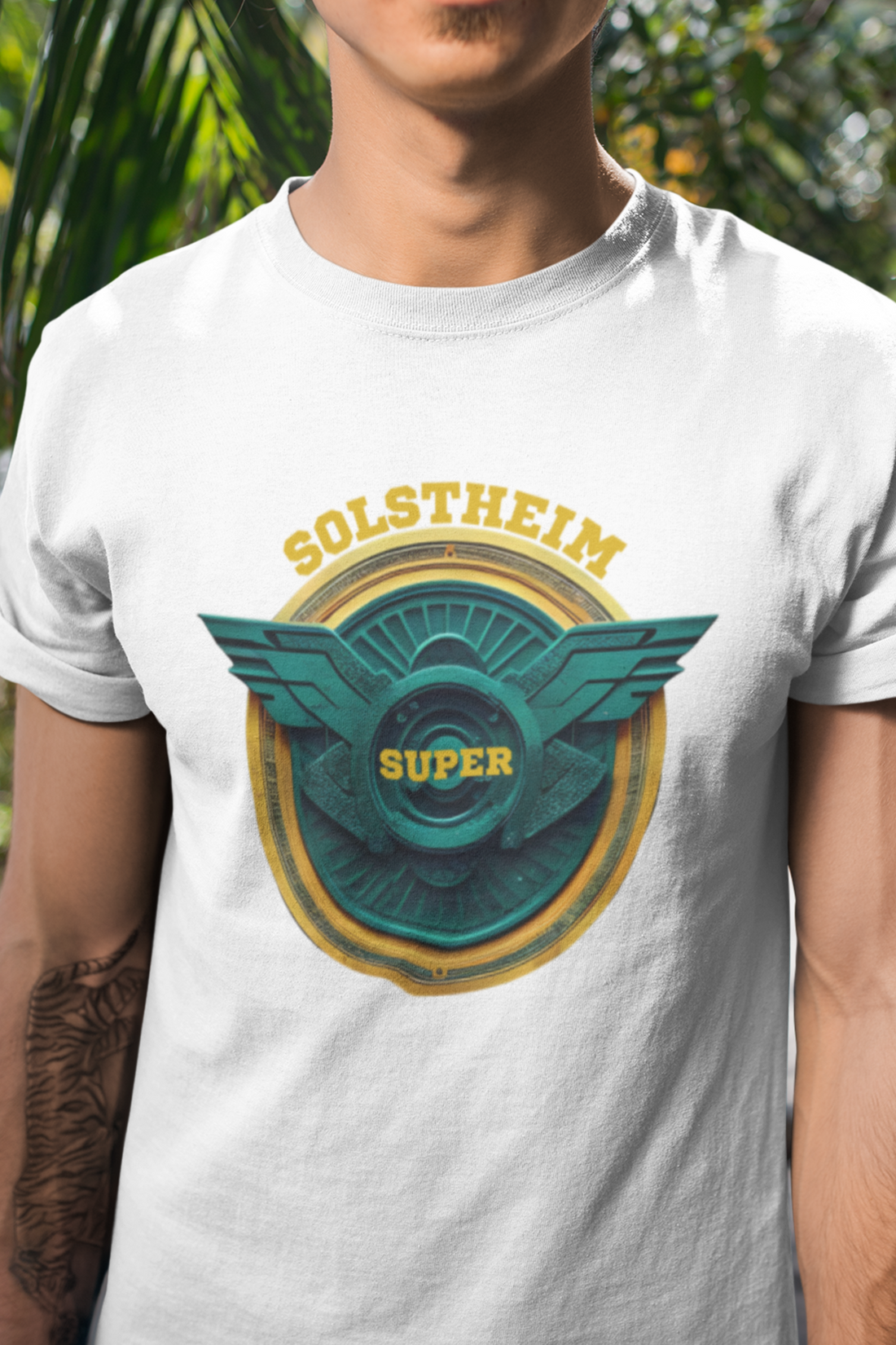 Round Neck Half Sleeves T-Shirt Super Solstheim