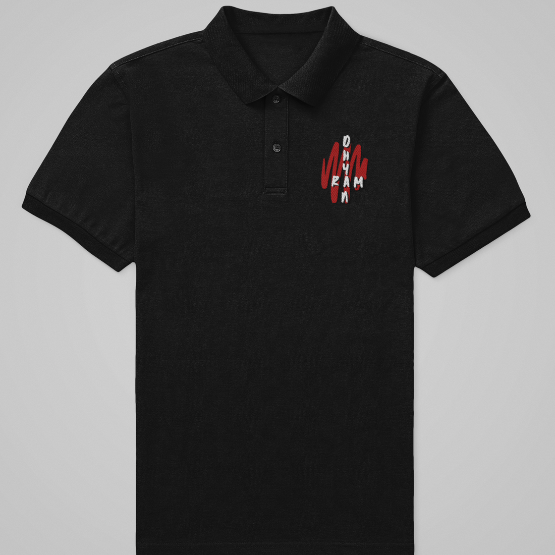 Polo Tshirt with dual print of Ramdhyan & Trishul