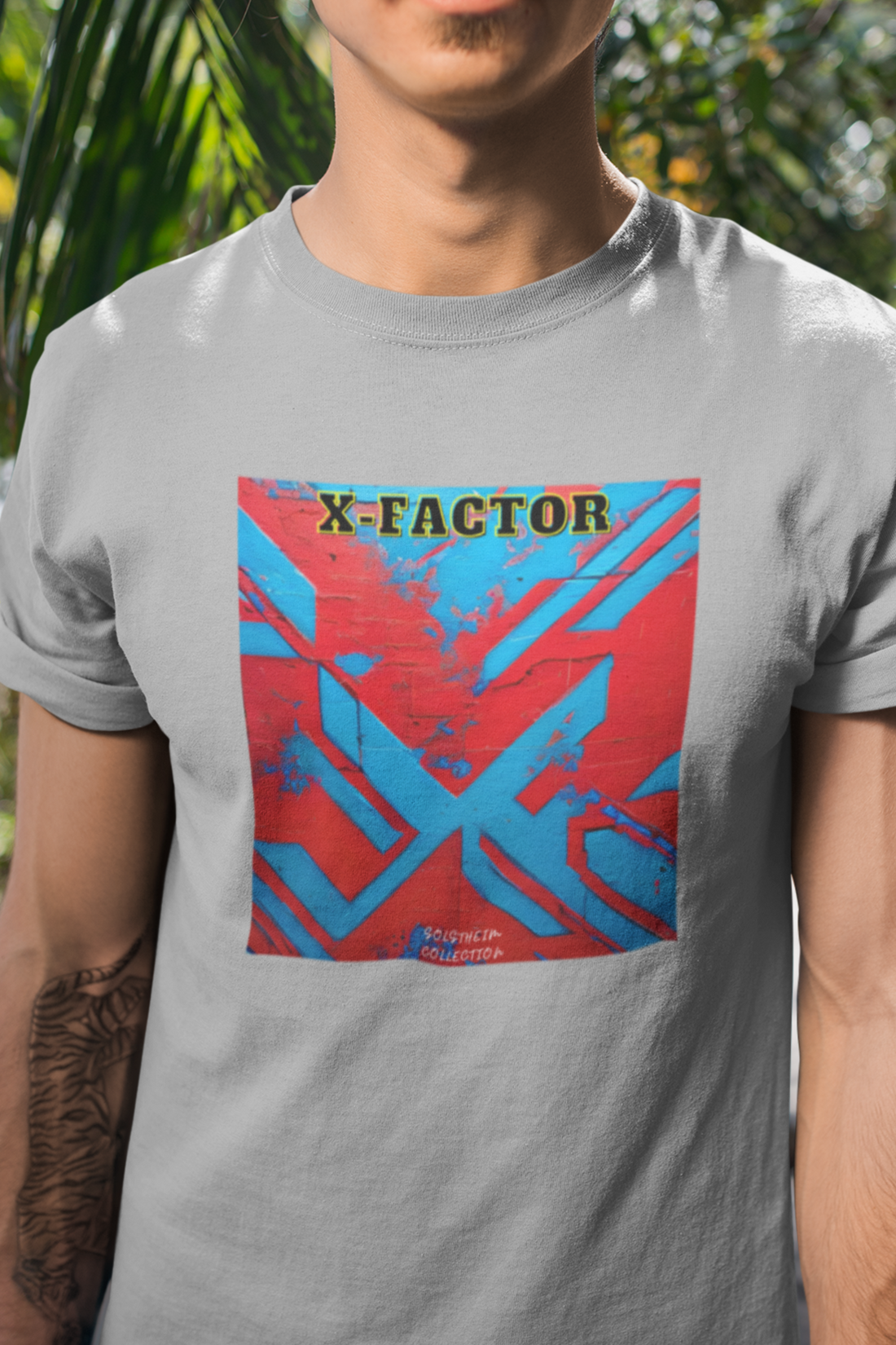 Round Neck Half Sleeves T-Shirt with XFactor