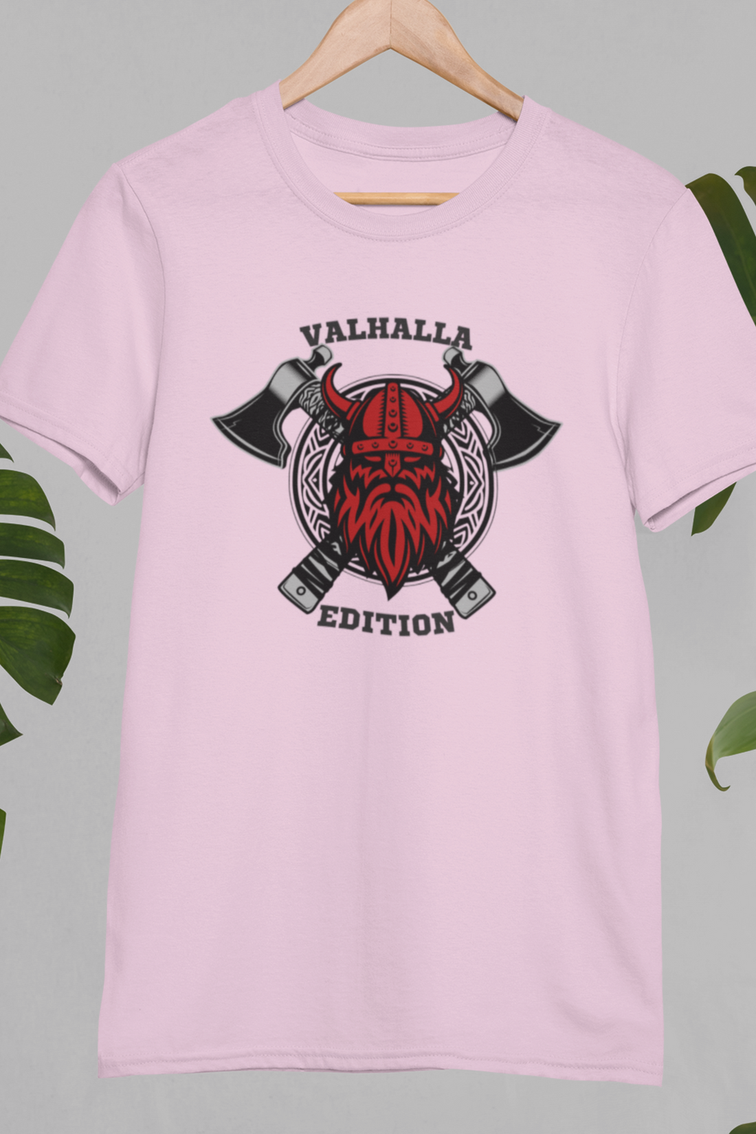 Round neck Half sleeves Tshirt with design with Valhalla Edition