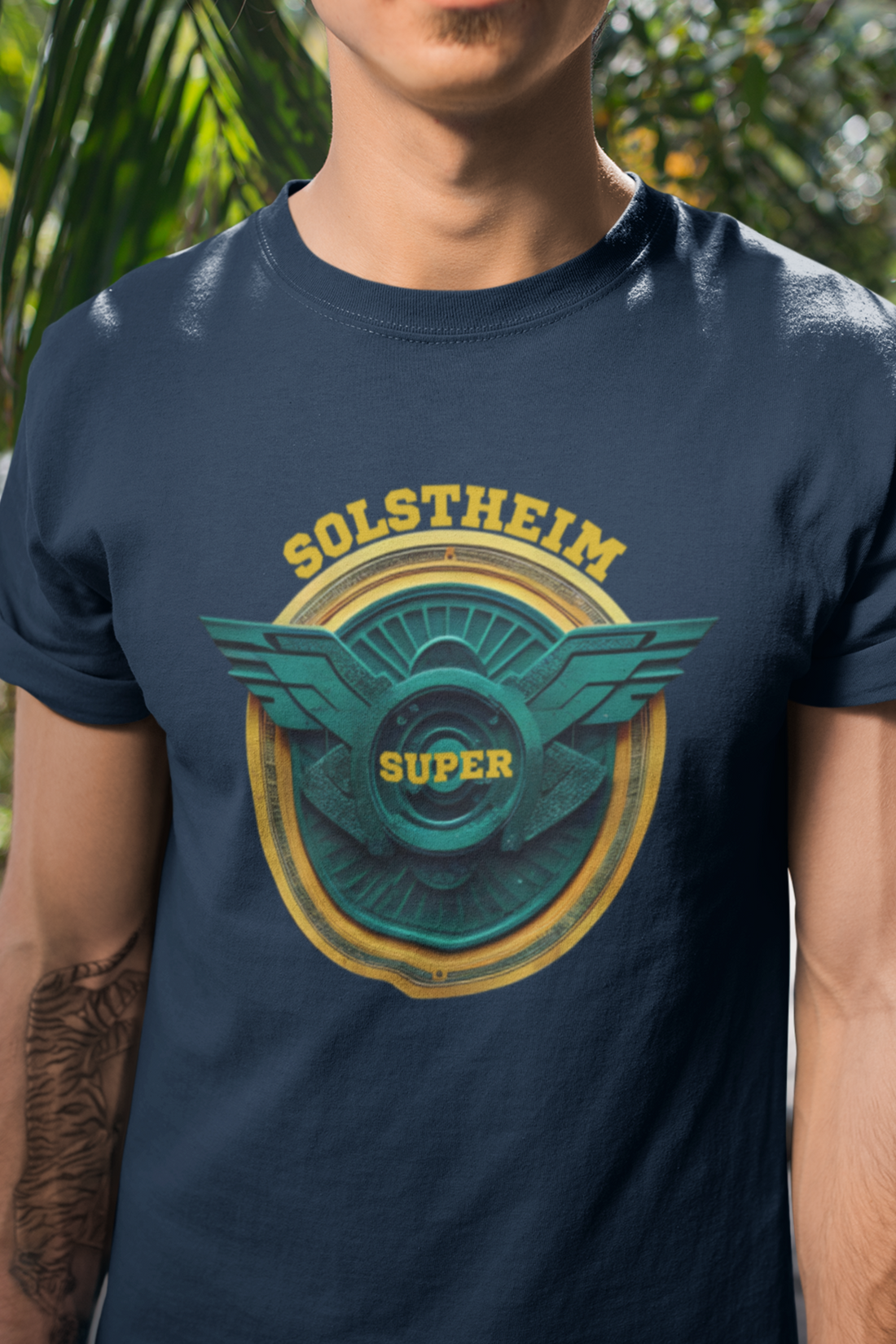 Round Neck Half Sleeves T-Shirt Super Solstheim