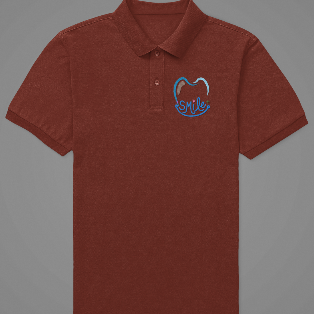 Polo Tshirt with Dentist Smile