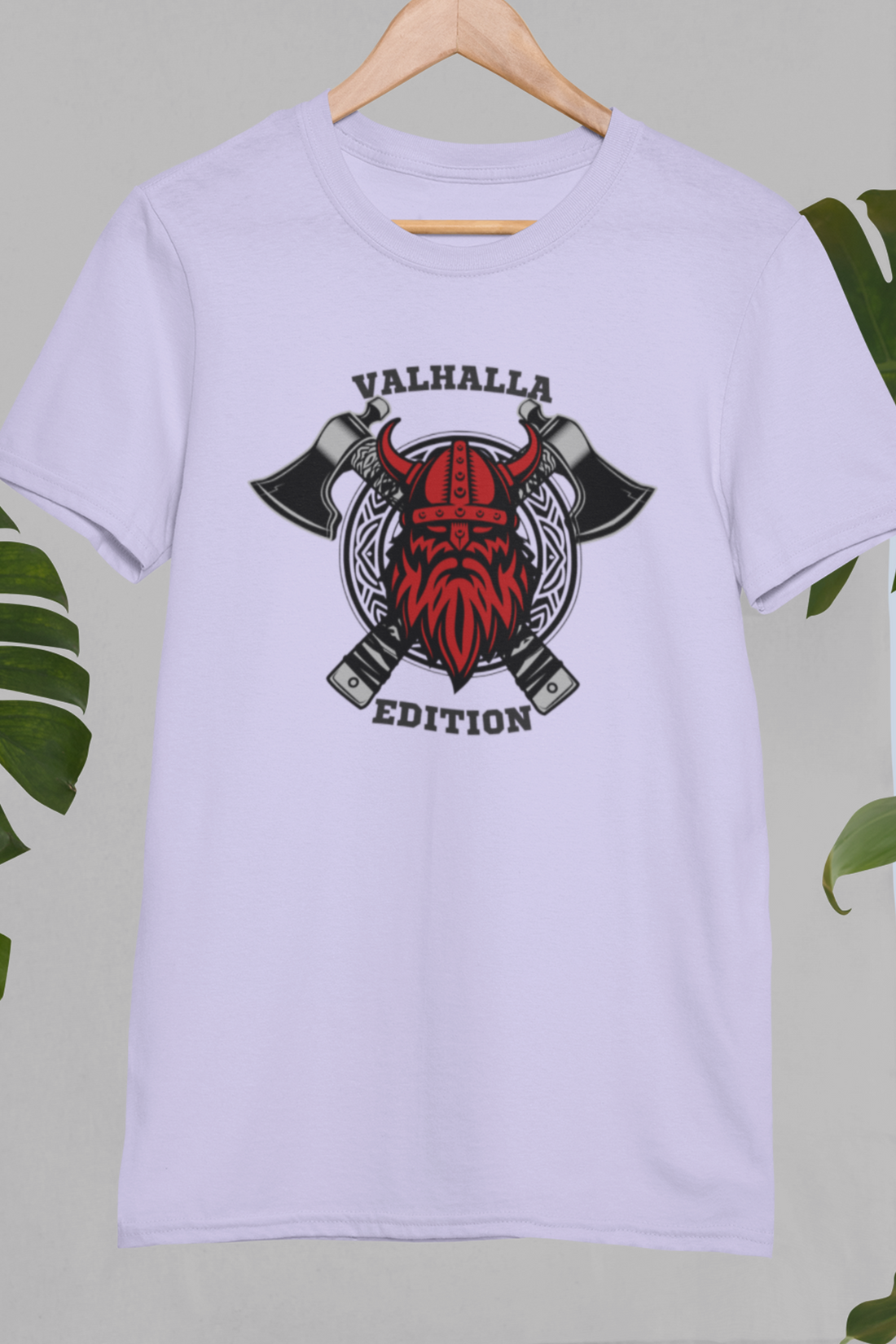 Round neck Half sleeves Tshirt with design with Valhalla Edition