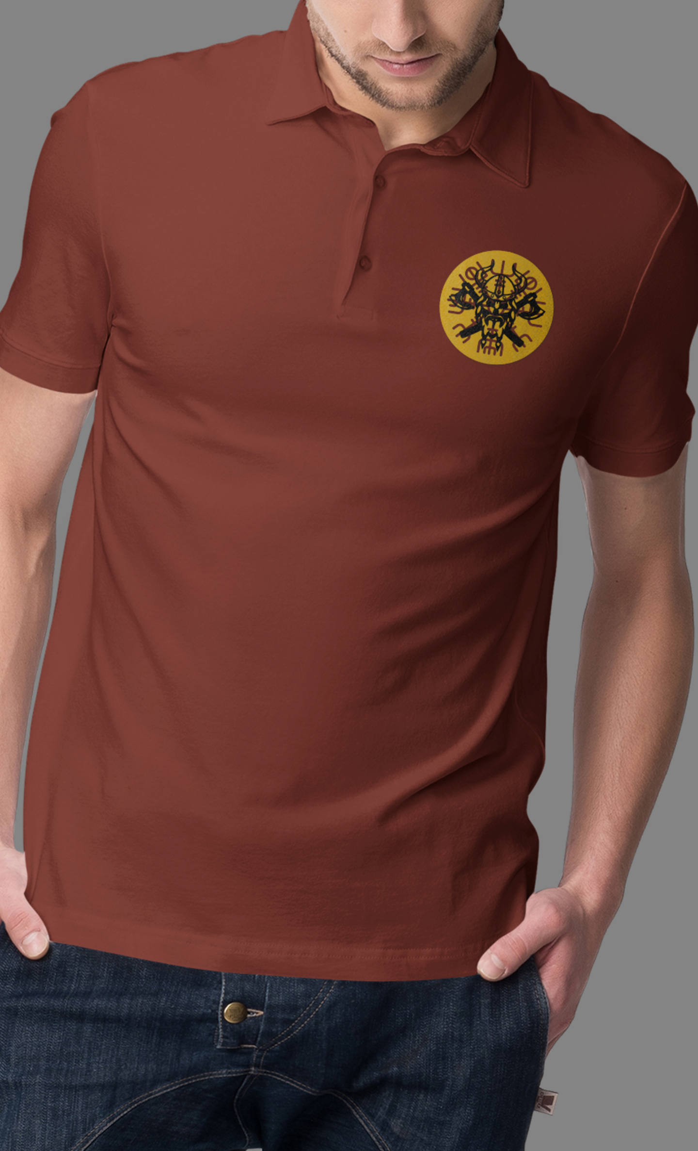 Polo Tshirt with Nordic Men Logo